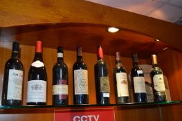Eight Bottles of Vintage and Other Wine