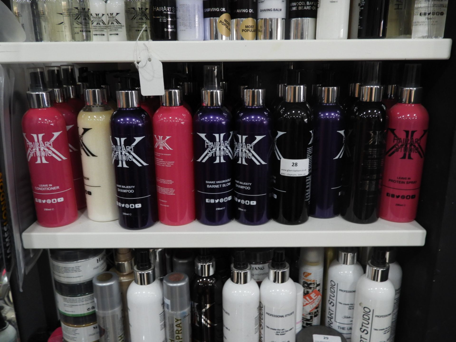 Quantity of Hair Art Studio Products Including Sha