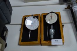 Two DTI Dial Test Indicators (Imperial)