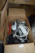 Box of Assorted Electrical Cables, Extension Leads