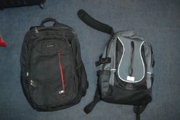One Samsonite and One Eurohike Backpacks