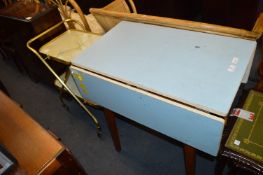 Blue Retro Kitchen Table