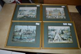 Four Framed Lowry Prints