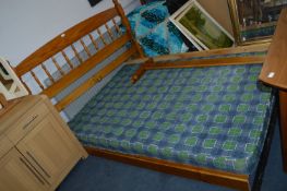Pine Double Bed (no Fittings)