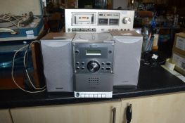 Sharp Mini Hifi System and a Pioneer Cassette Deck