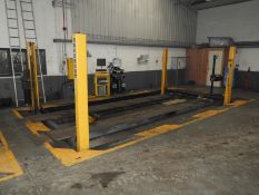 *Class 7 MOT Bay Complete with Four Post Ramp, Jacking Beam, Rolling Road...