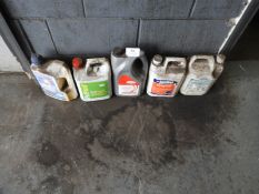 *Assorted Cleaning Chemicals, Engine Oil, De-Icer,