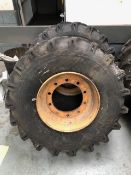 *Pair of 10 Stud Rims with Part Worn 18-19.5 Tyres