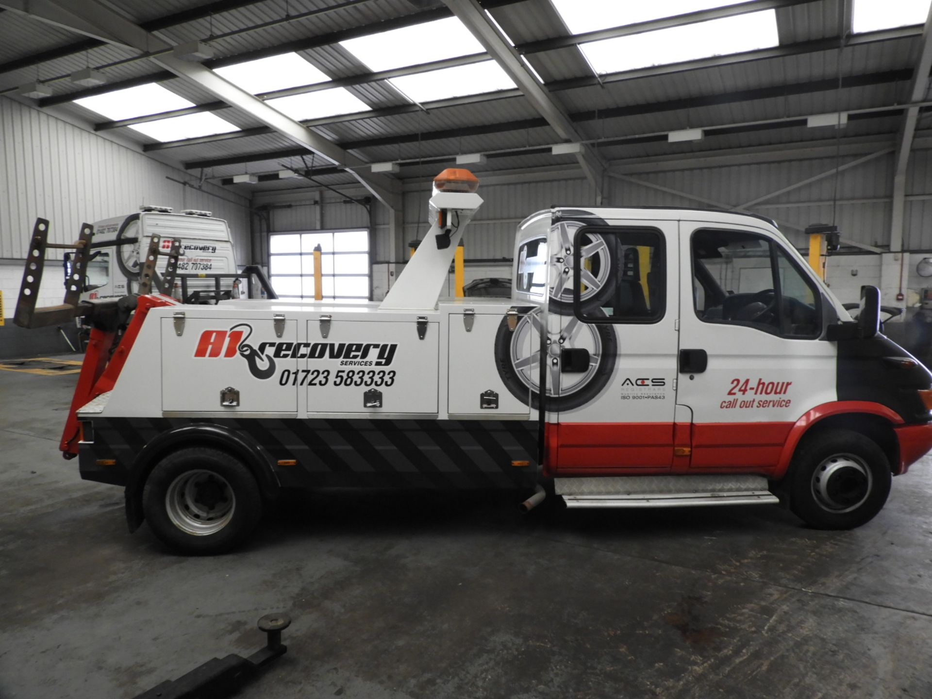 *Iveco Reg:SV02 HFT, 6.5 Tonne Long Wheel Base Recovery Truck with Cave Bland Engineering 2 Tonne S - Image 3 of 8