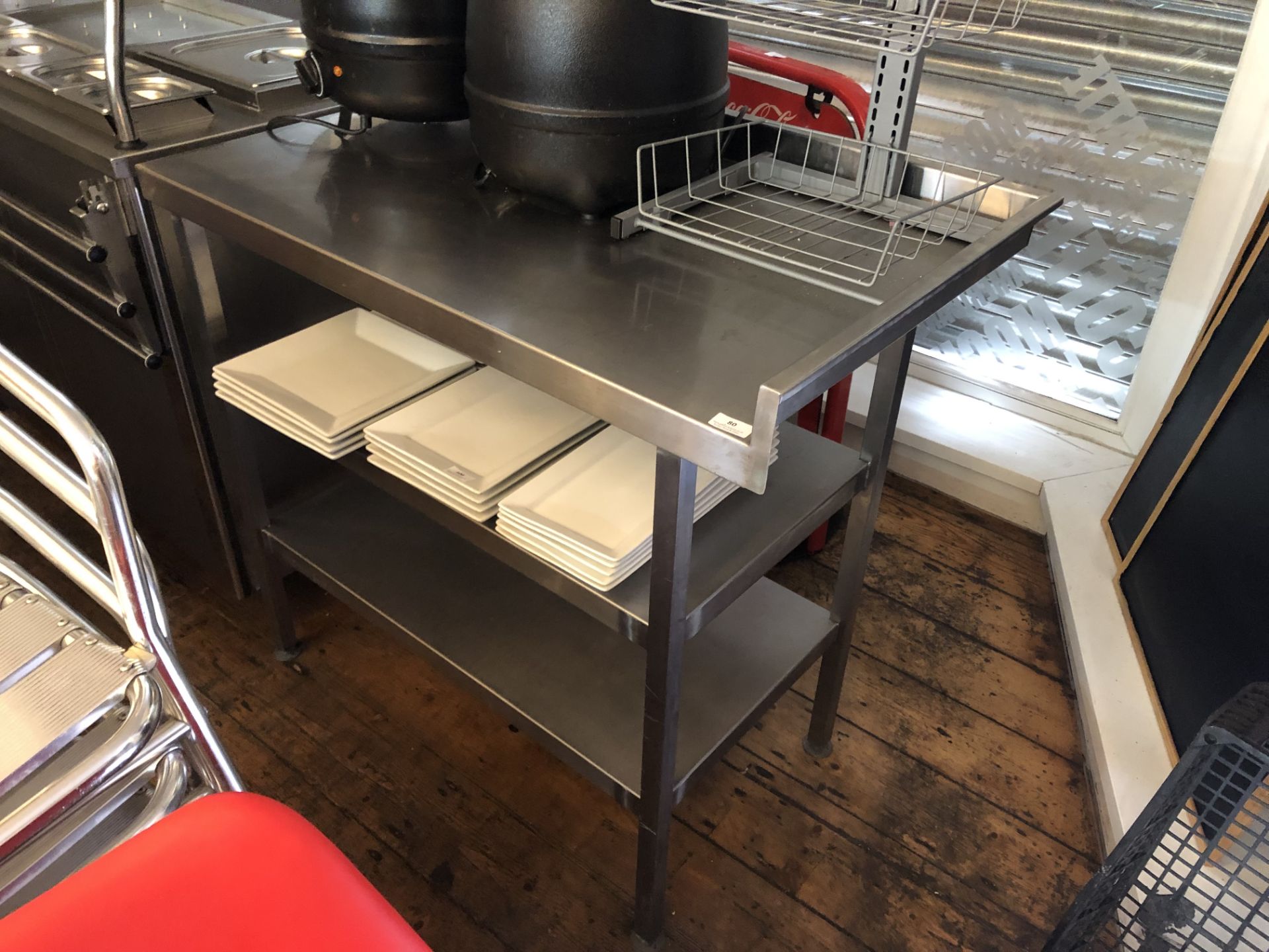 Stainless Steel Preparation Table with Undershelf