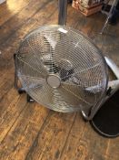 Chrome Freestanding Fan