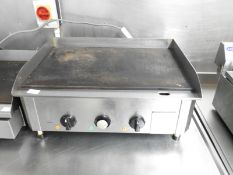 Horeca Stainless Steel Counter Top Griddle 60x45cm