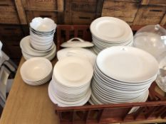 Assorted White Crockery ~75 Pieces