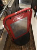Coca-Cola Freestanding Swinging Sign