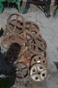 Collection of Cast Iron Wheels