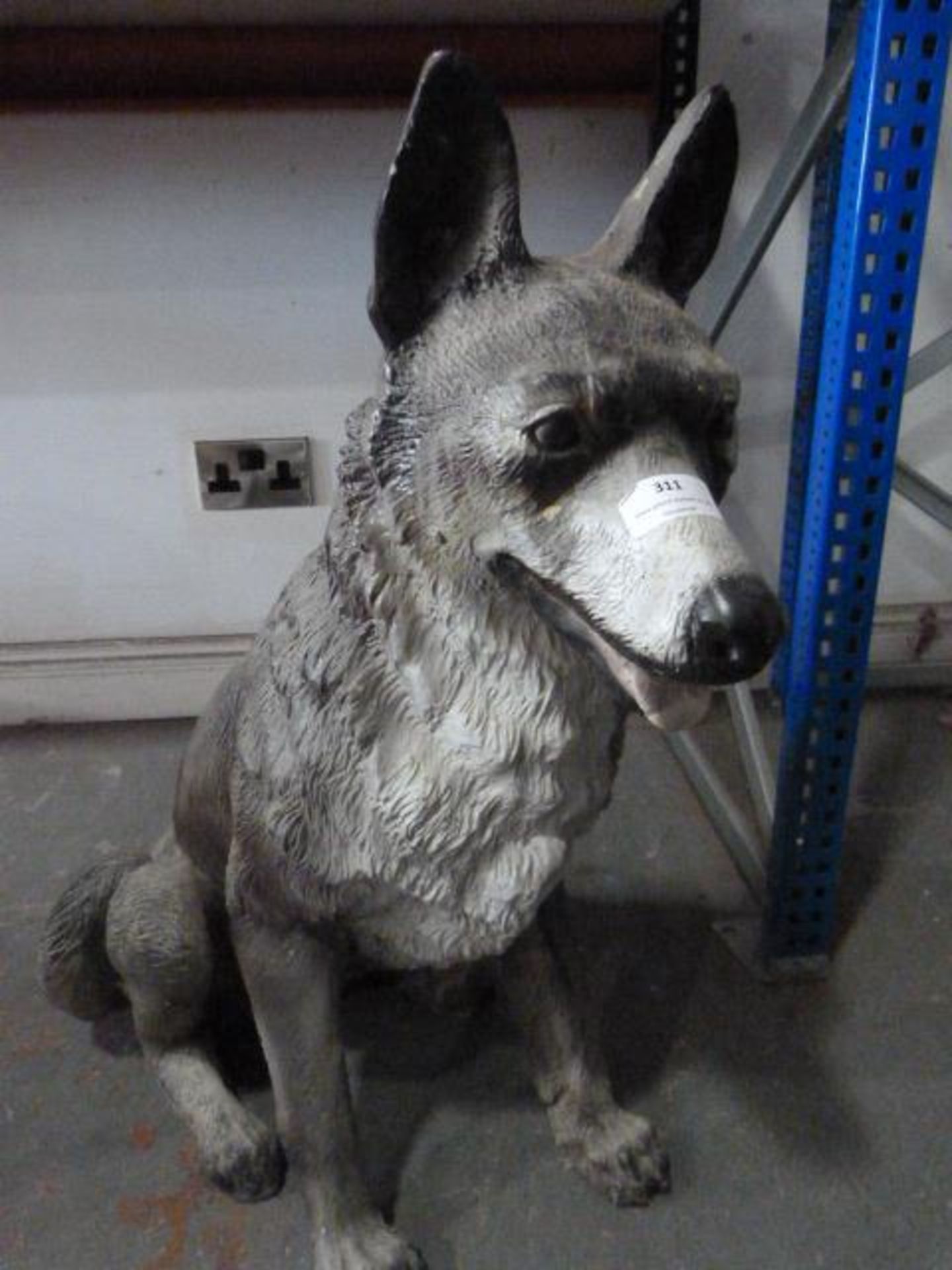 Large Resin German Sheppard