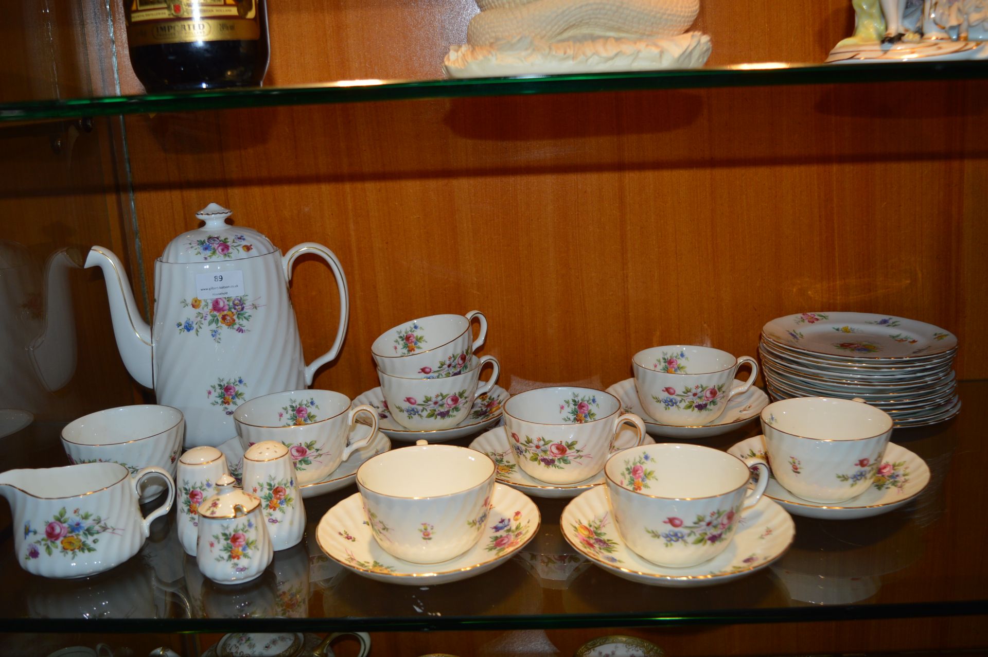 Minton Tea Service plus Other Plates (30 Pieces Ap