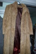 Ladies 1930's Rabbit Fur Coat