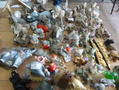 Large Group of Assorted Novelty and Comical Elepha