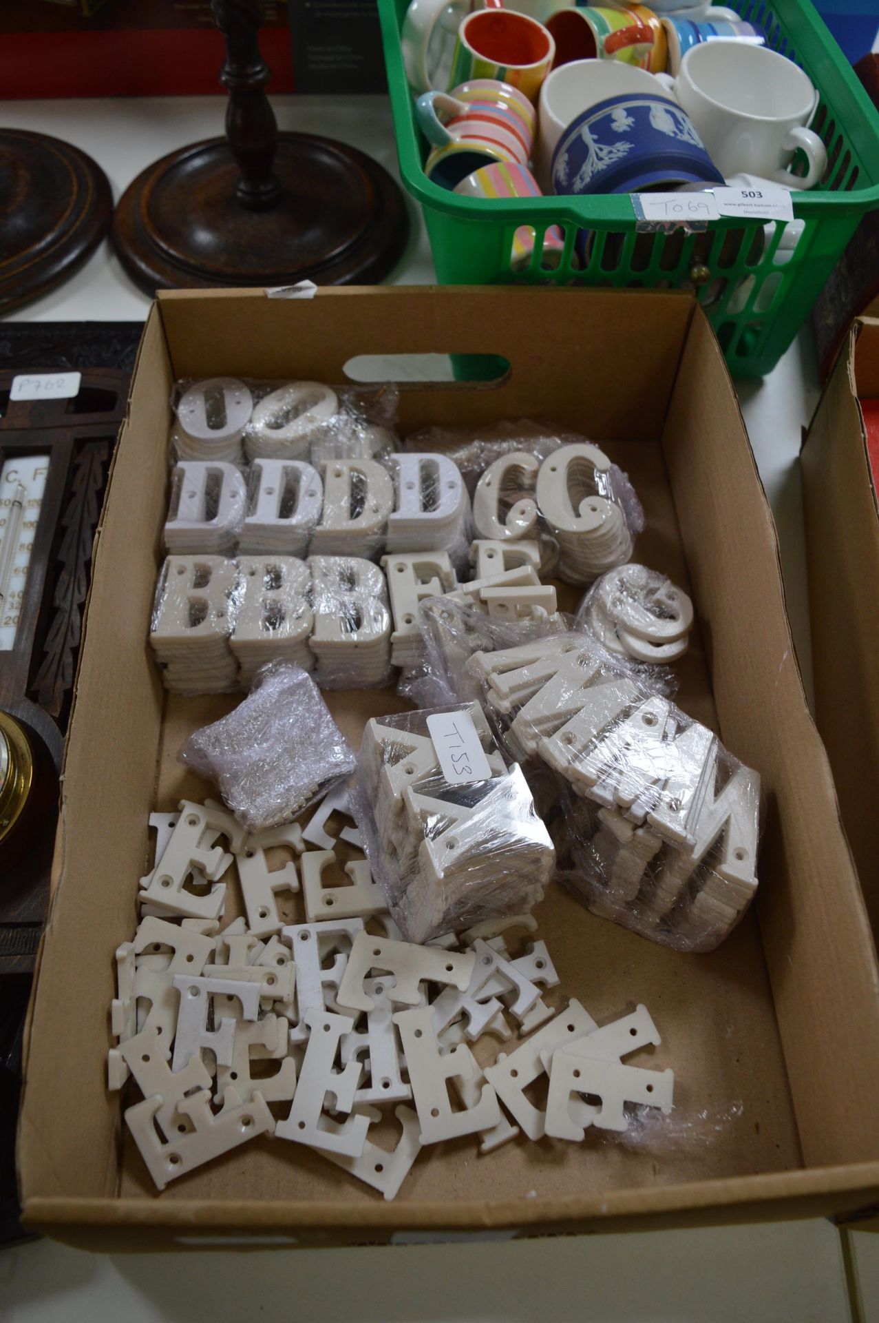 Collection of Vintage Signage Letters