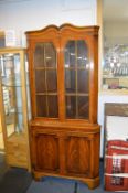 Mahogany Corner Cupboard