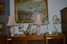 Five Assorted Lamps