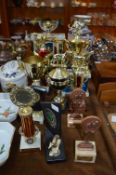 Large Collection of Greyhound Trophies