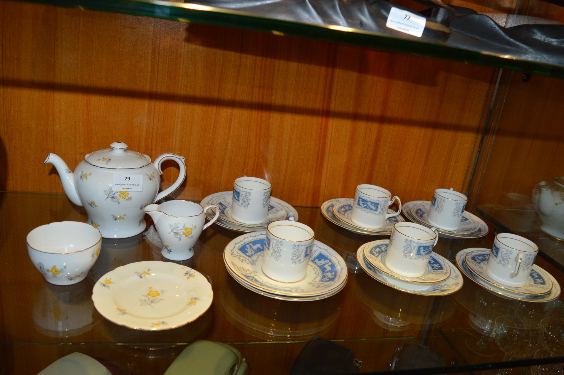 Part Coalport Coffee Set and a Part Shelley Tea Se