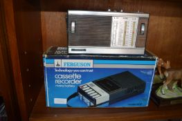 Ferguson Cassette Recorder, and a Grundig Radio