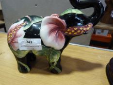Moorcroft Style Elephant by Country Artist Inspira