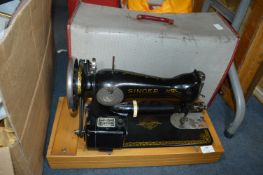 Vintage Singer Sewing Machine with Case
