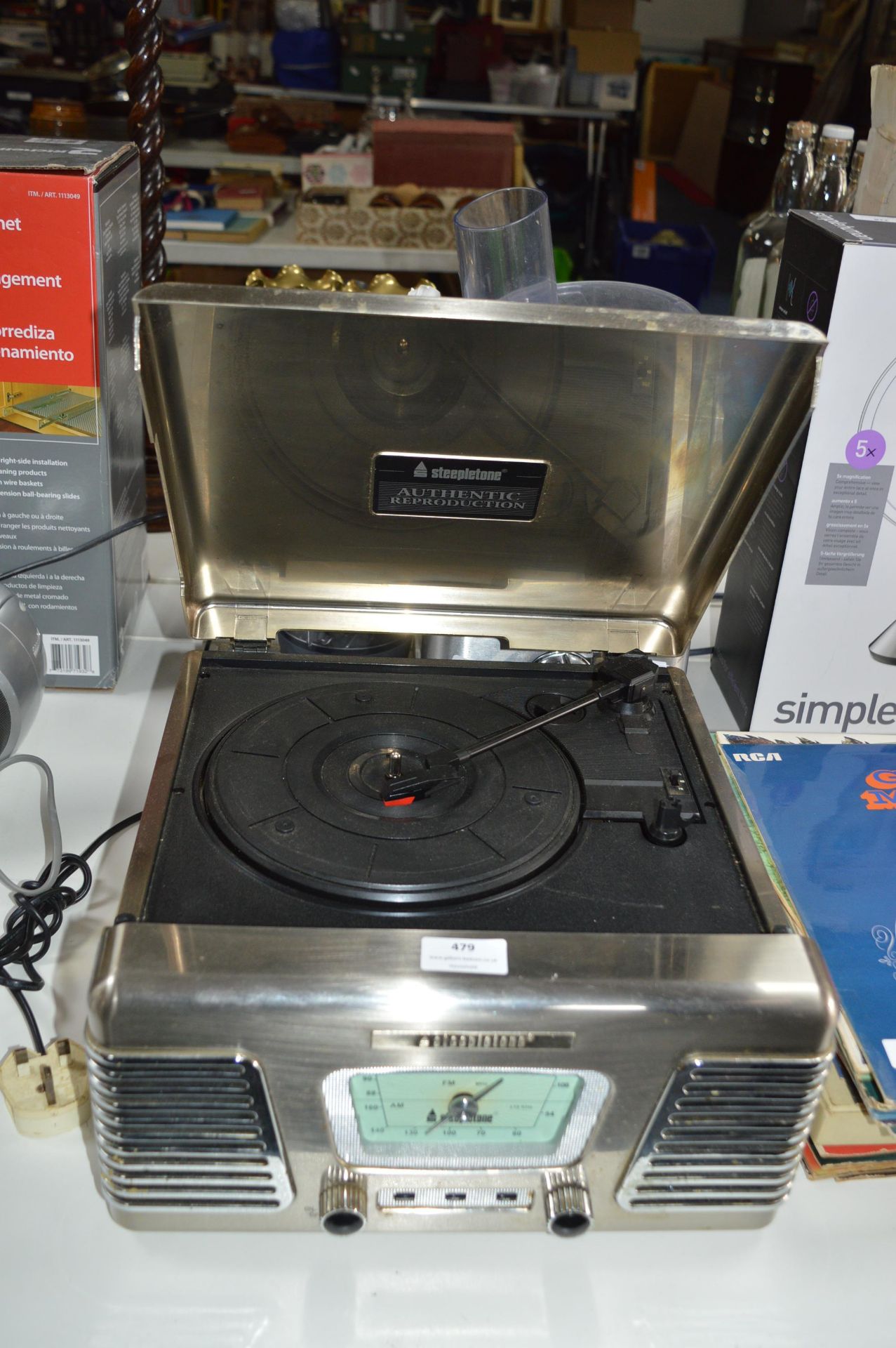 Steepletone Reproduction Record Player
