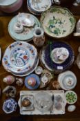 Collection of Ceramics Including Large Masons Bowl (AF)