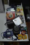 Game Boy and an Assortment of Games