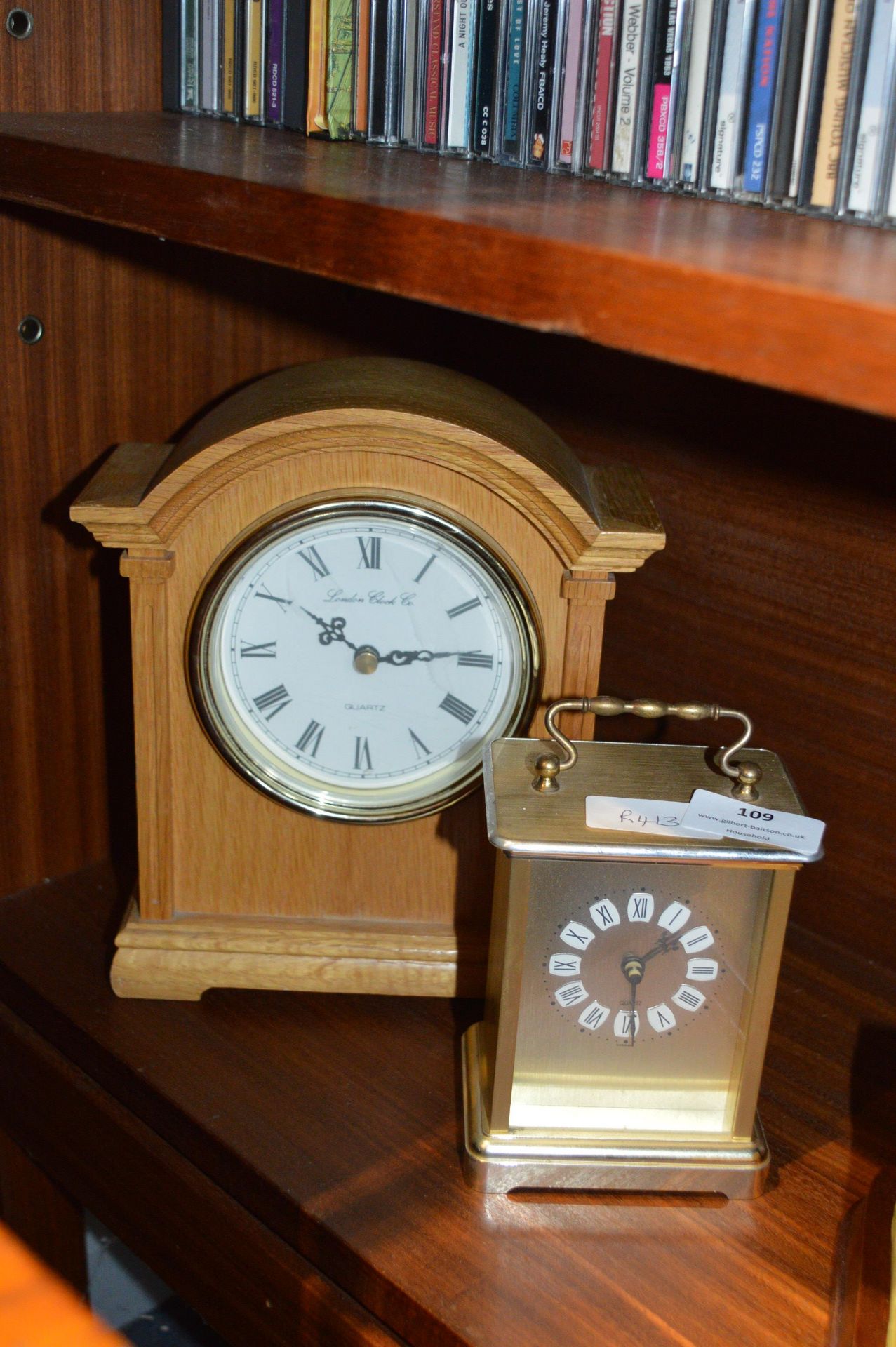 Pair of Mantel Clocks