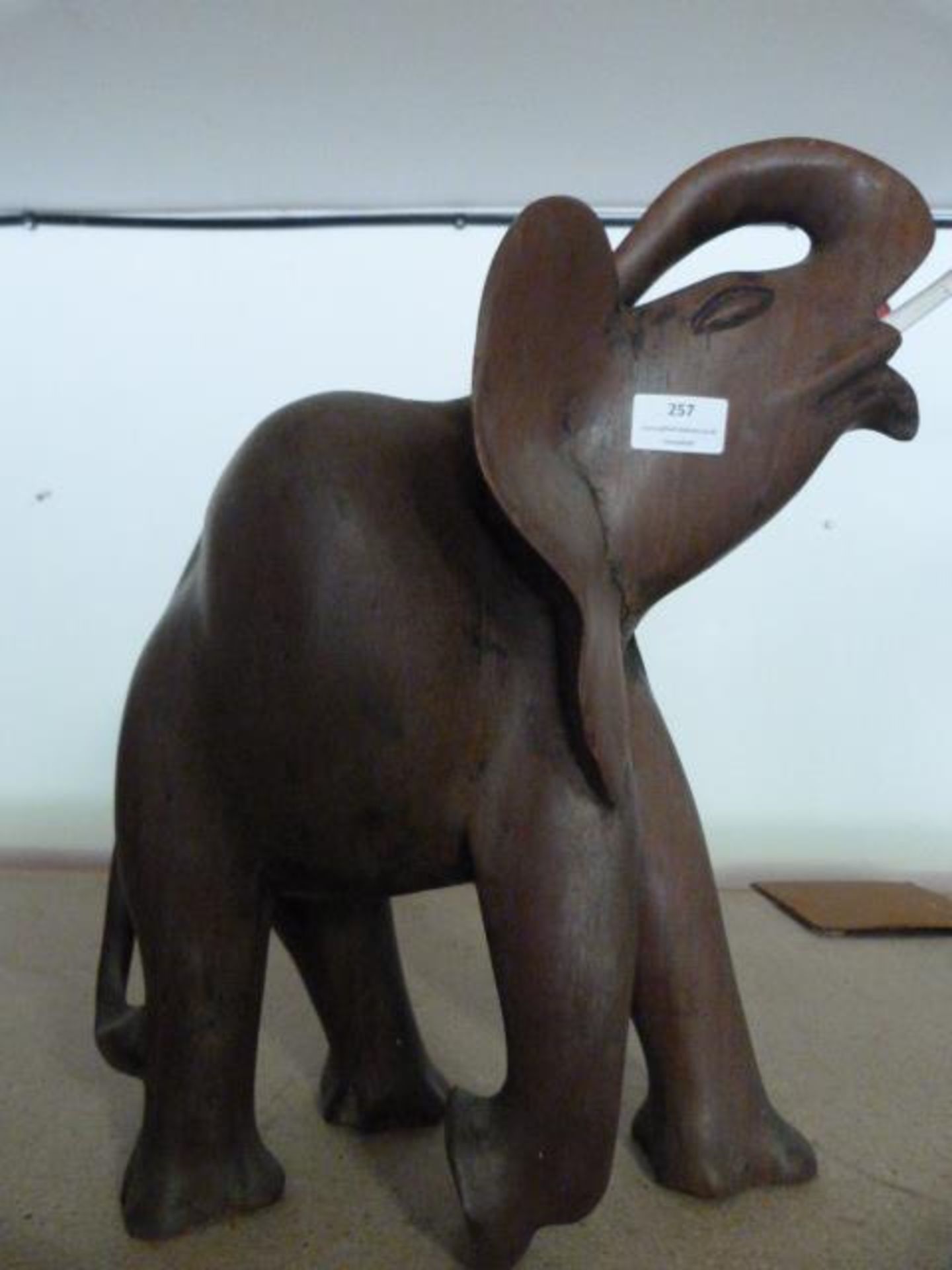 Large Wooden Elephant