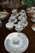 Anne China Tea Set with 22ct Gold Decoration