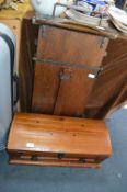 Small Wooden Chest and a Trouser Press