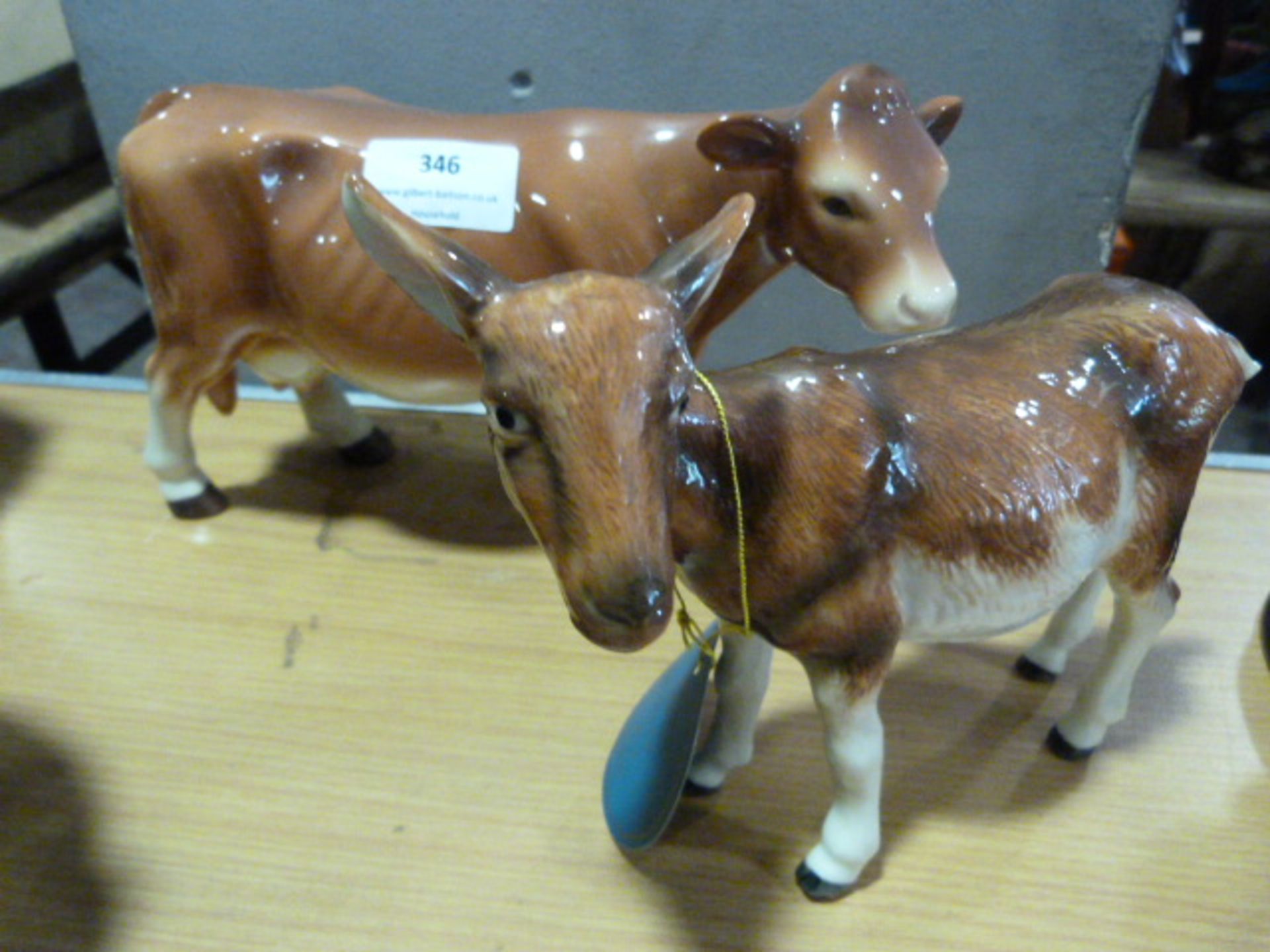 Leonardo Country Life Cow & Goat Figures