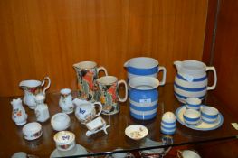 Collection of T.G.Green Blue & White Pottery, Royal Albert, and Aynsley Pottery