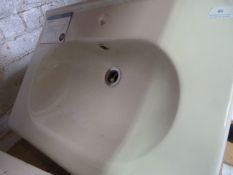 *Ceramic Sink with Curved Front