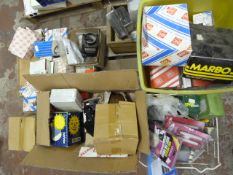 *Pallet of Assorted Electrical Fittings and Bulbs