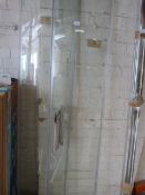 *Pair of Curved Shower Doors