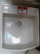 *Large Square Sink with Curved Front