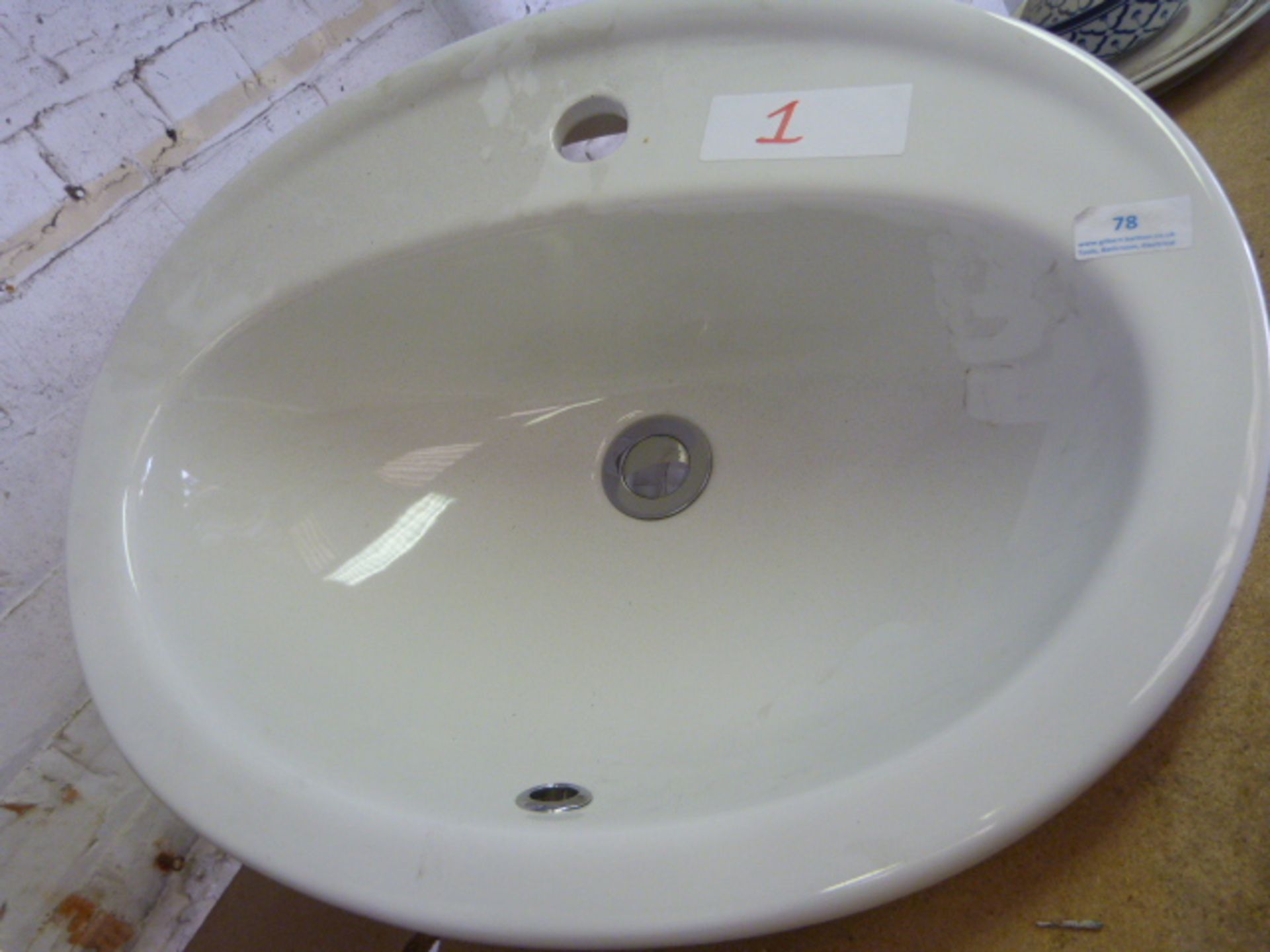 *Oval Ceramic Sink