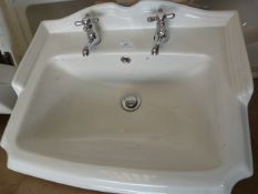 *Victorian Style Sink with Chrome Taps