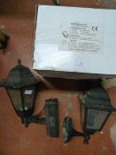 *Two External Plastic Lamps and an IP65 Flood Ligh