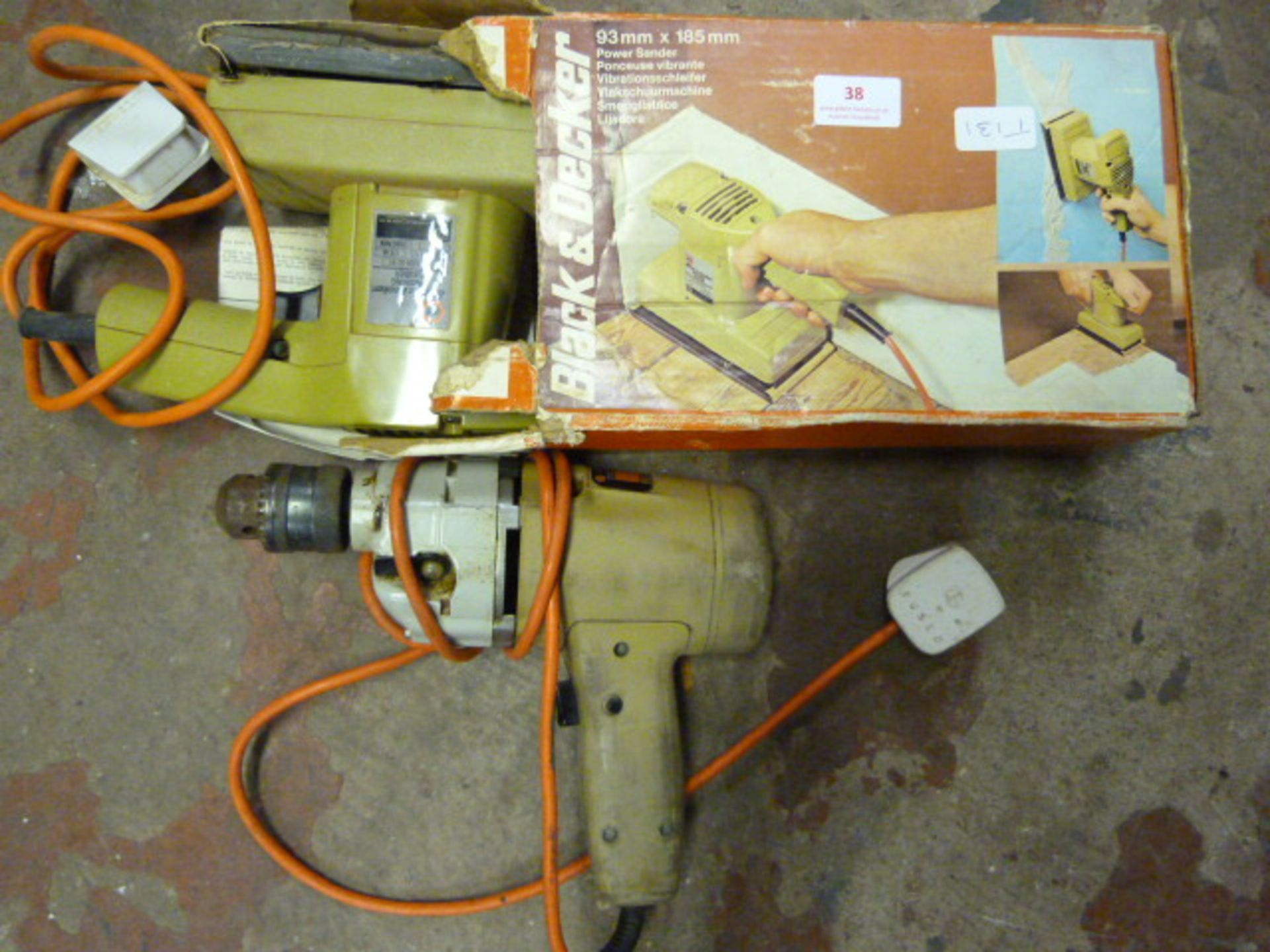 Black & Decker Sander and Drill