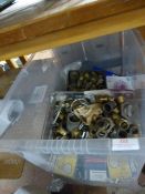 *Large Box of Screws, Tri Plugs and Fittings