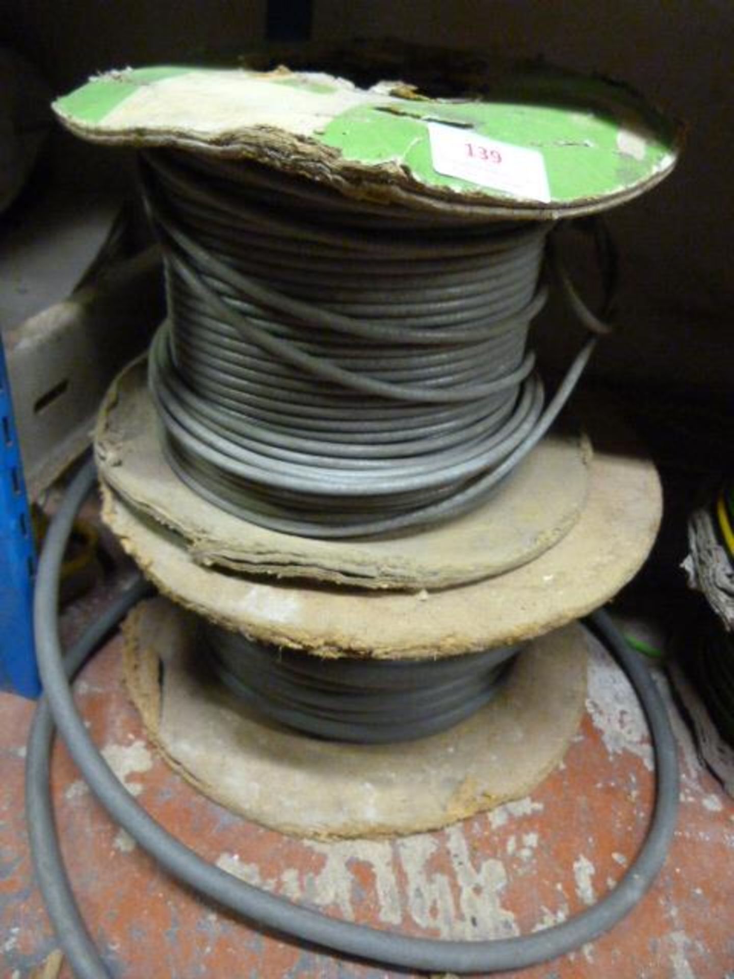 *Two Spools of Grey Wire
